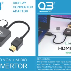 HDMI TO VGA + AUDIO CONVERTOR